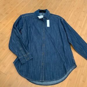 Express Denim Boyfriend Portofino Shirt